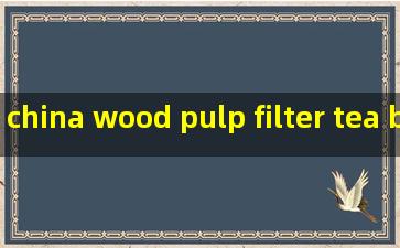 china wood pulp filter tea bag paper roll